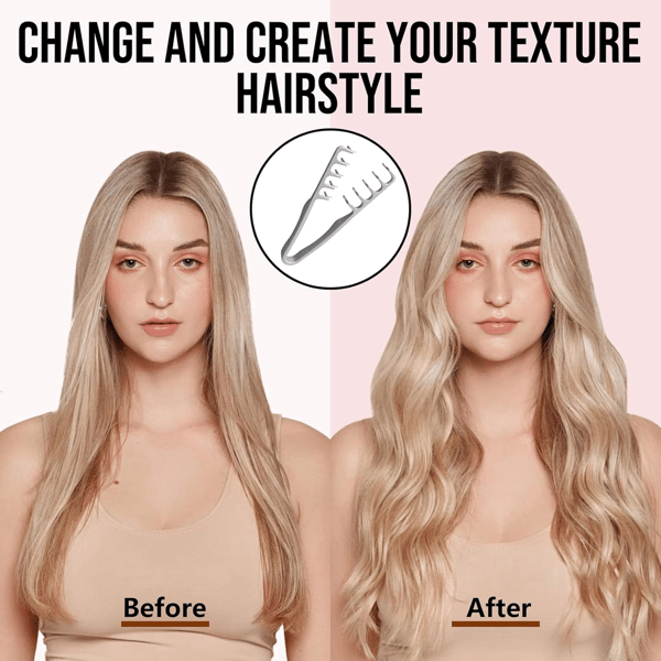 💇Upgrade Volumizing Comb, Wide-Tooth Styling for All Hair Lengths, Men & Women