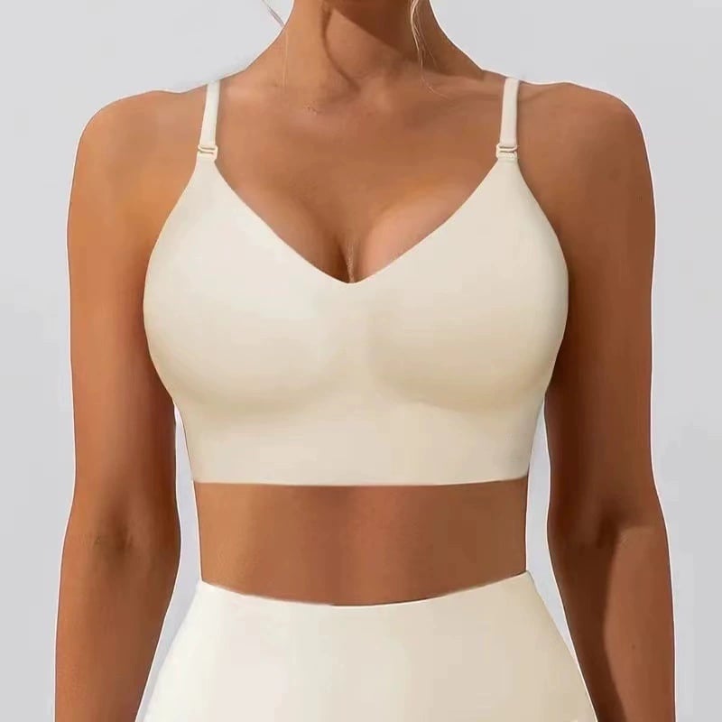 💗Disappears Under Everything🔥Women's Solid Color Wireless Backless Bra