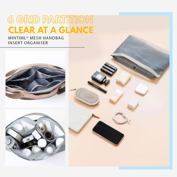 ✨Mesh Handbag Insert Organiser