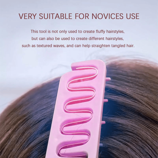💇Upgrade Volumizing Comb, Wide-Tooth Styling for All Hair Lengths, Men & Women