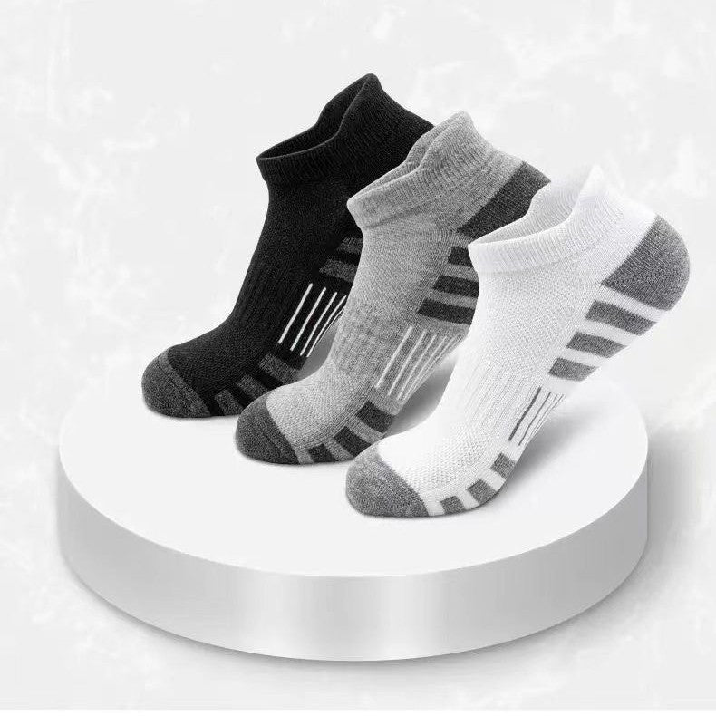🔥 Unisex Low-Cut No-Show Sports Socks（3 Pairs）