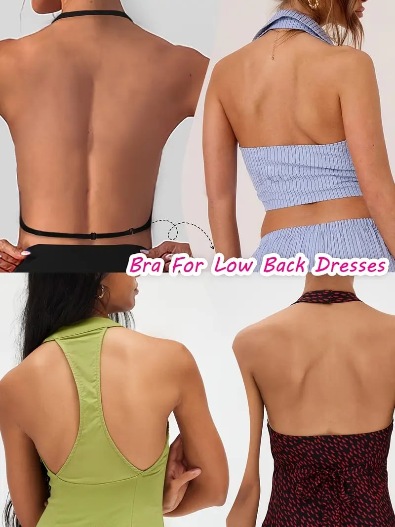💗Disappears Under Everything🔥Women's Solid Color Wireless Backless Bra