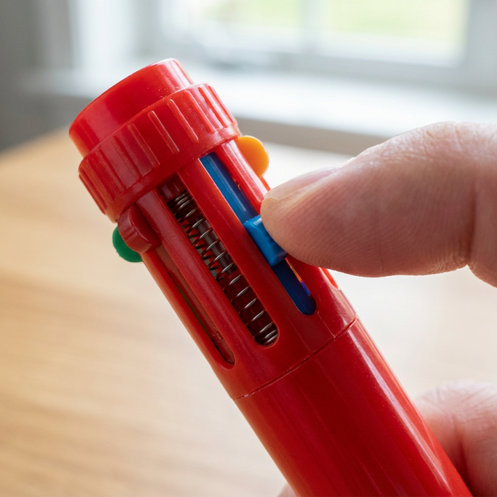 🖍️🌈10-in-1 Retractable Multi-Color Ballpoint Pen-Buy 1 get 1 free