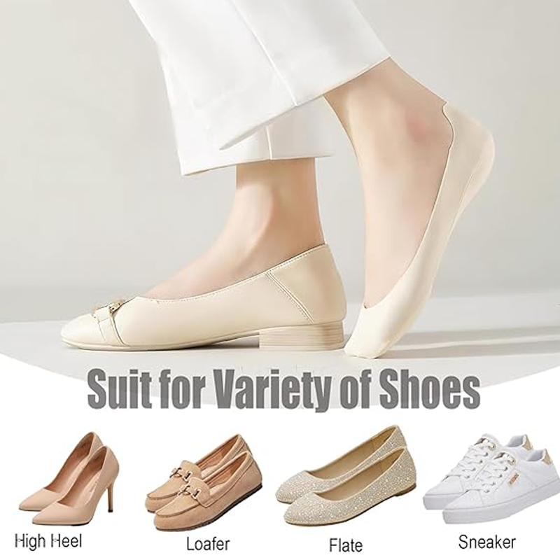 Breathable Low-Cut Liner Socks for Women (3 Pairs)