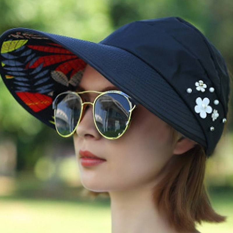 💇‍♀️Foldable Wide Brim Sun Hat with Ponytail Hole