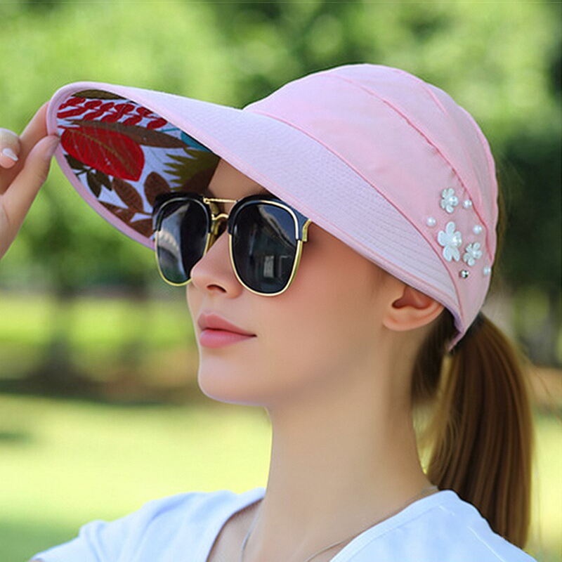 💇‍♀️Foldable Wide Brim Sun Hat with Ponytail Hole