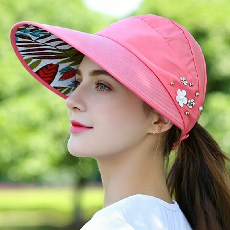 💇‍♀️Foldable Wide Brim Sun Hat with Ponytail Hole