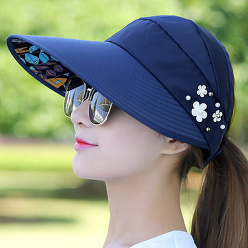 💇‍♀️Foldable Wide Brim Sun Hat with Ponytail Hole